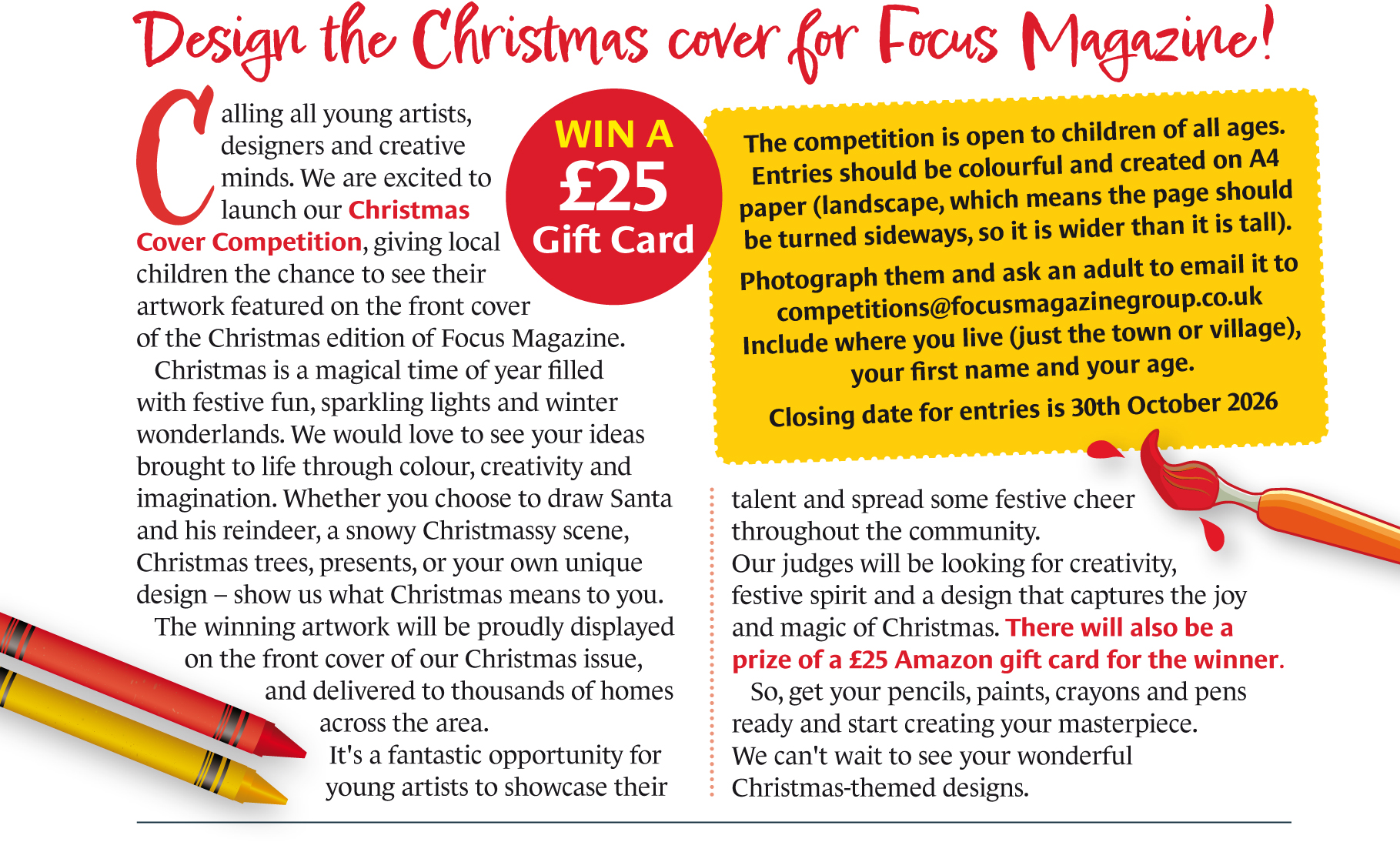 Christmas Cover Competition 2026